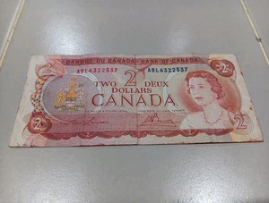 Kanada 2, Zwei, Dollar Banknote 1974  - Bild 1 von 2