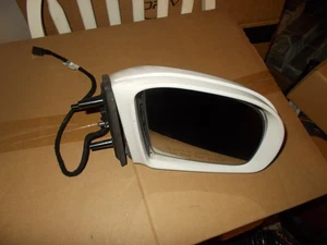 06-08 Mercedes W164 ML350 ML500 Front Right Side Door Rear View Mirror WHITE - Picture 1 of 4