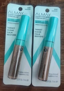 2 PACK Almay Clear Complexion Concealer, Medium, 0.3 fl oz. each New Sealed - Picture 1 of 1