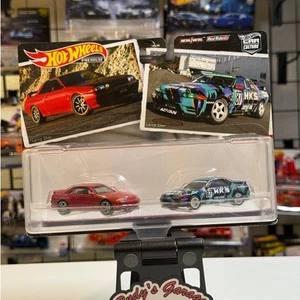 Hot Wheels Premium Car Culture 2-Pack Nissan Skyline GT-R R32 Red HKS HBL97 - Picture 1 of 9