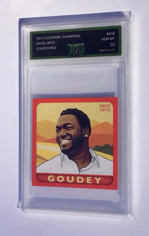 Goodwin Champions 2025 David Ortiz Goudey EJE 10 Foto 1 de 4