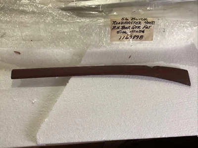 Nuevo de Lote Antiguo 1956 Buick Roadmaster 4 puertas Derecha Trasero Qtr Moldura Lateral Delantera Prt 1169898 Foto 1 de 4