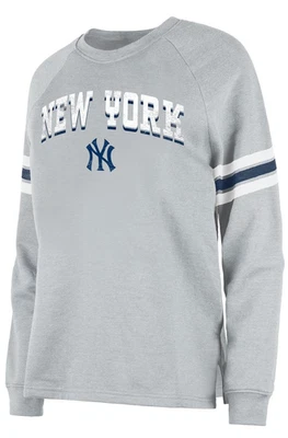 MLB Womens Long Sleeve Pullover New York Mets Grey Size XL - Image 1 of 4