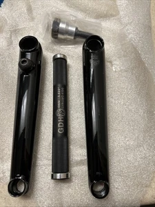 Profile Racing RHD BOSS Cranks 165mm Black 6” Spindle - Picture 1 of 2