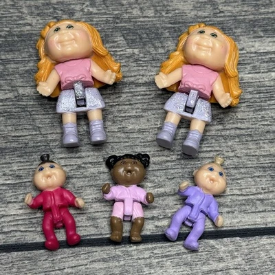 Lot of 5 Cabbage Patch Kids Little Sprouts Mini Figures Toys 2017 - Image 1 of 4