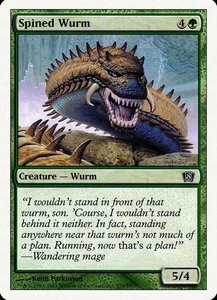 X 4 Spined Wurm NM-M 8th Edition 279 MTG Magic The Gathering - Picture 1 of 2
