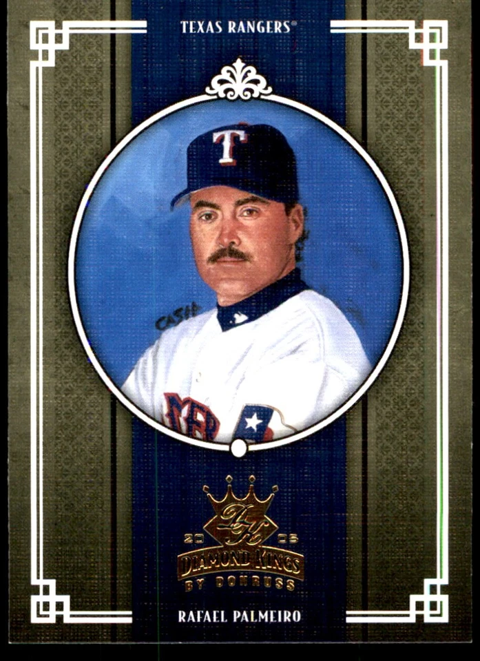 Rafael Palmeiro 2005 Donruss Diamond Kings #418 Rangers MLB READ FREE SHIPPING - Image 1 of 2