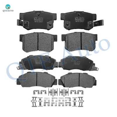 Set of 8 Front-Rear Ceramic Brake Pad Kit For 1998-2001 Acura Integra Type R - Image 1 of 4