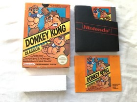 Donkey Kong Classics Nintendo NES FAH FRA complete CIB