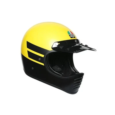 Integral Helmet Off Road Agv X101 Dust Matt Yellow Black - Image 1 of 4