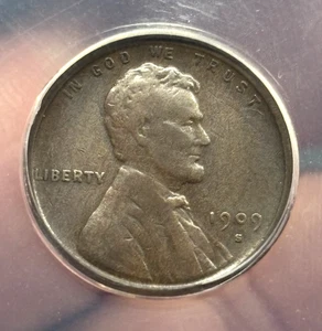 1909-s VDB 1c LINCOLN PENNY CENT Key Date ANACS VF20 AUTHENTIC Great Eye Appeal - Picture 1 of 8
