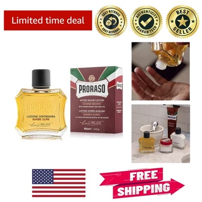 Nourishing After Shave Lotion for Coarse Beards, 3.4 Fl Oz - Sandalwood Scent - Image 1 of 4