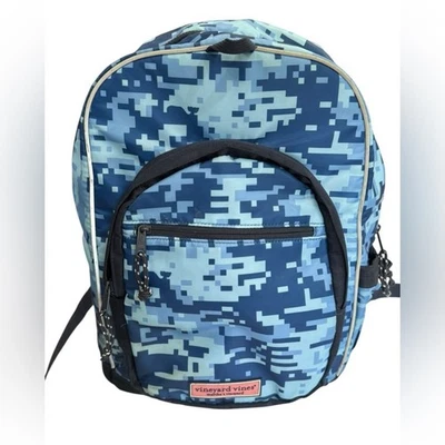 Vineyard Vines Martha's Vineyard collection Padded Tech Backpack Digital blue - Image 1 of 4