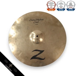 Zildjian Z Custom Medium Crash Cymbal 17 inch Slight Wear - Picture 1 of 3