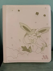 pokemon Laser Engraved Sylveon Top Loader Binder (Made To Order) - Picture 1 of 4