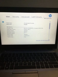 HP MT42 Mobile Thin Client–AMD PRO A8-8600B R6-4GB RAM–Grade B–No HDD/OS/Charger - Picture 1 of 7