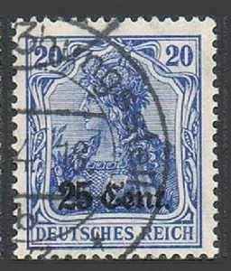 France N20, CTO. Occupation stamps of WW I, 1916. German stamps surcharged, - Picture 1 of 1