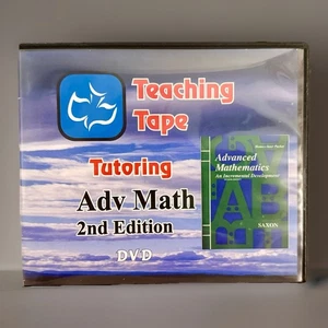 Teaching Tape Tutoring Saxon ADVANCED MATH (2nd Ed) FULL SET OF 17 DVDs - Picture 1 of 12