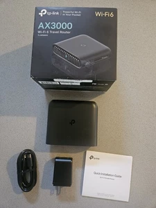 TP-Link Dual-Band Wi-Fi 6 AX3000 Travel Router TL-WR3002X - Picture 1 of 1