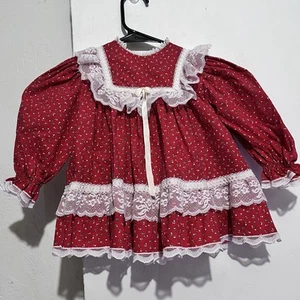 Vestido De Colección Colecciones Para Niños Bebé Vestido Vintage Años 80 Talla 18M - Imagen 1 de 11
