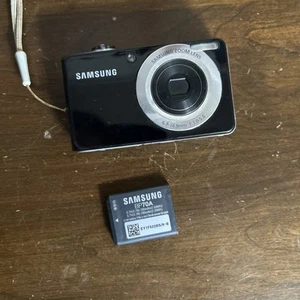 Samsung TL205 12.2MP Dual Screen Digitalkamera - Schwarz - Bild 1 von 3