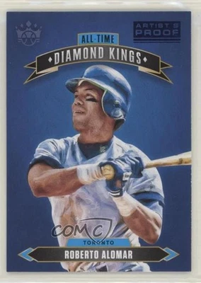 2020 Panini Diamond Kings All-Time Artist Proof Blue Roberto Alomar #ATDK-29 HOF - Image 1 of 2