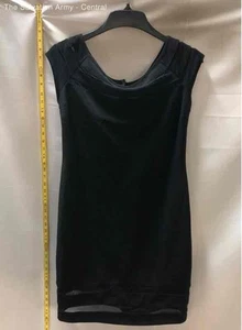Betsy & Adam Womens Black Sleeveless Round Neck Back Zip Sheath Dress Size 14 - Picture 1 of 6