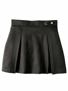 Wonder Nation Scooter Skirt Girls Size 8 School Uniform Button Side Tab  --CH6-- - Picture 1 of 4
