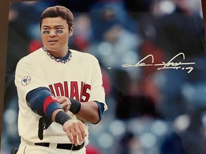 Shin-Soo Choo Signed 8x10 Photo Proof Cleveland Indians - Picture 1 of 2