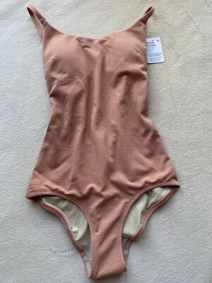 Traje de baño Lululemon Waterside One Piece Honeycomb rosa sabana XS Foto 1 de 4