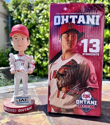 NEW in BOX ~ Shohei Ohtani 13 Strikeouts 2023 Angels Bobblehead SGA Cover