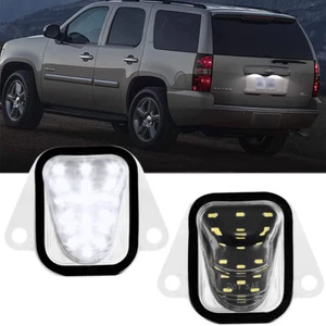 Pack 2 LED License Plate Tag Light For 2007-14 Suburban Tahoe Yukon Escalade ESV - Picture 1 of 12