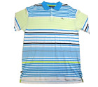 Roca Wear Shirt Erwachsene groß Polo mehrfarbig gestreift Freizeit Golf Baumwolle Herren