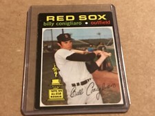 1971 Topps Baseball #114 Billy Conigliaro RED SOX CARD - Near Mint  - Sharp Corn