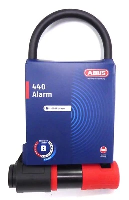 Abus 440a U Lock 4.2" x 6.3" Keyed, Alarm - Image 1 of 2