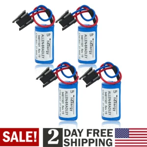4X 1756-BA1 3V 1200mAh SPS Controller Akku für Allen Bradley Ersatz USA. - Bild 1 von 9