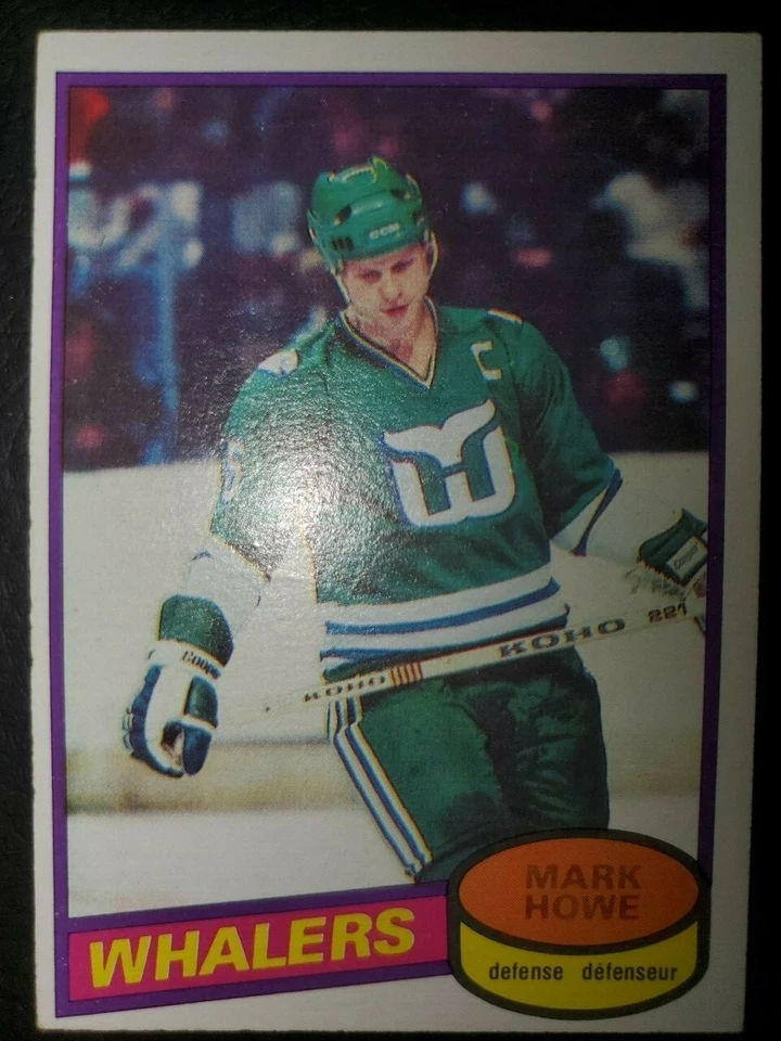 Mark Howe Hartford Whalers O-Pee-Chee 1980-81 OPC NHL Hockey Card #160 EXMT - Image 1 of 1