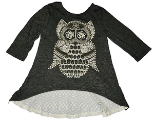 Girls Owl Shirt size 7/8 - Picture 1 of 5