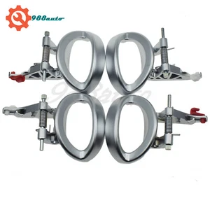 4X Izquierdo Derecho para Dodge Nitro 2007-2012 Interior Interior Manija de Puerta Cromado Mate - Imagen 1 de 8