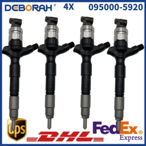 Inyector de combustible diésel 4X 095000-5920 23670-09070 para Toyota Hilux Hiace - Imagen 1 de 11