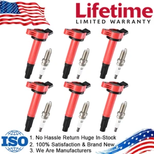 6XUF487 Ignition Coils & 6X Spark Plugs For Toyota Camry Sienna Lexus ES350 3.5L - Picture 1 of 23