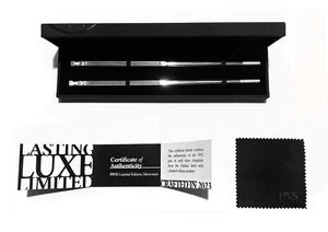 Fine Silver Chopsticks PIVS Original Asian Silverware Ag 999 Cerified 银筷子 銀の箸 - Picture 1 of 7