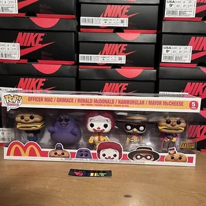 Funko Pop McDonalds Werbesymbole 5er-Pack Goldene Bögen exklusiv 5er-Pack - KOSTENLOSER VERSAND - Bild 1 von 5