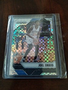 🏀JOEL EMBIID 2016/17 PANINI PRIZM #4 CHECKERBOARD PRIZM PARALLEL (MVP)🏀🇺🇲