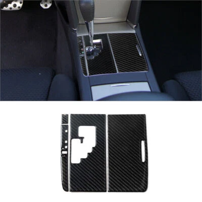 4 piezas para Toyota Camry 2007-2011 fibra de carbono 6 velocidades cubierta de cambio automático moldura Foto 1 de 4
