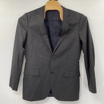 J. Blazer Crew Ludlow Loro Piana Hombres 40L Lana Gris Sólido Abrigo Deportivo Traje Chaqueta Foto 1 de 4