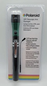 Polaroid LED Telescopic Flashlight w/Flexible Arm Metal Clip Tool Work Home - Picture 1 of 3