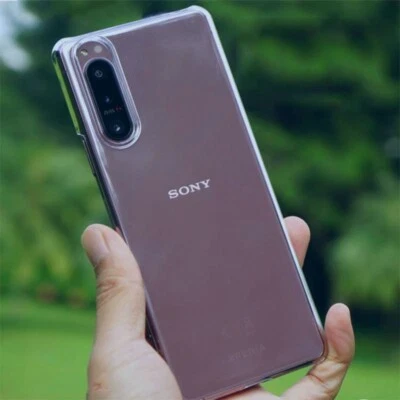 Para Sony Xperia 1II 1III 1IV 5 5II 10III Cristal Transparente Hágalo Usted Mismo Estuche Rígido Cubierta Foto 1 de 4