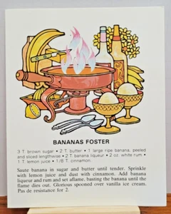 Tarjeta/tarjeta de felicitación vintage de recetas en blanco ~ ¡Sobre original incluido! - Imagen 1 de 5