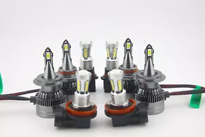 LED Headlight Fog DRL Light Bulbs for Mitsubishi MR Triton, High+Low+Fog+DRL - Picture 1 of 5